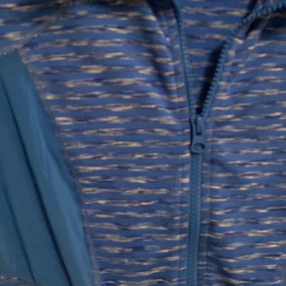 ZELLA Womens Activewear Light Blue Full Zip  Lightweight Track Jacket Medium - Picture 6 of 12